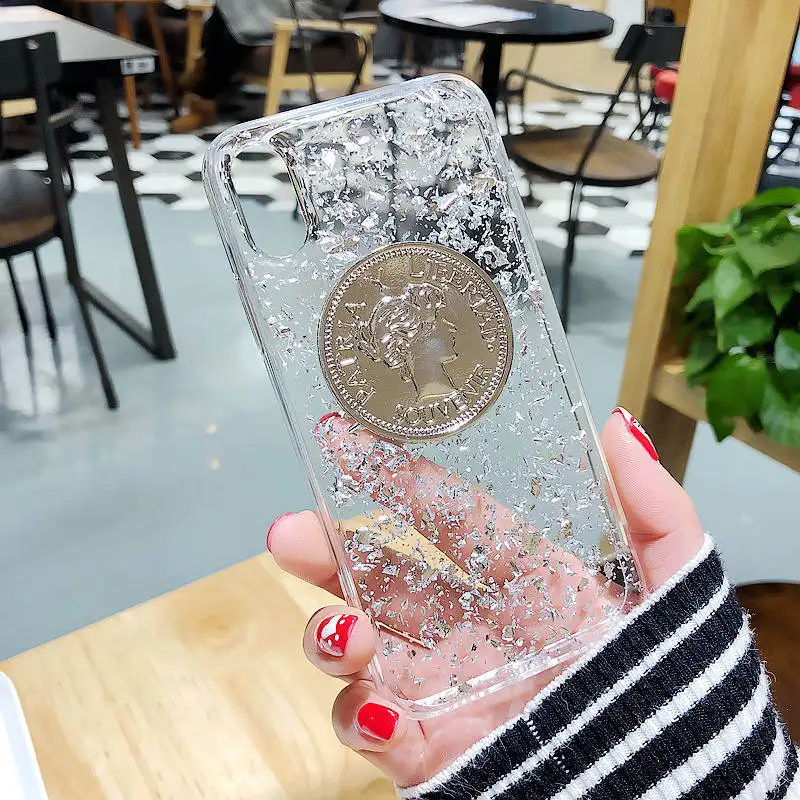 Чехол для xiaomi mi 9 SE 8 lite A1 A2 A3 F1 redmi 6A 7A Note 5 6 7 Pro Модный Блестящий прозрачный мягкий