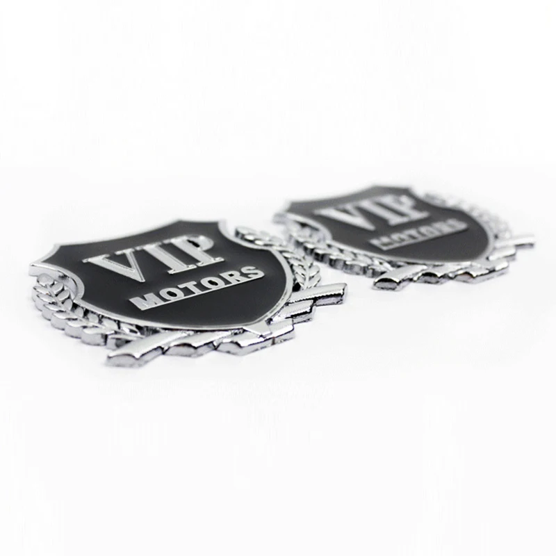 Car-Styling VIP Car Metal Stickers For BMW Audi Opel KIA Hyundai Peugeot Ford Nissan Mazda Chevrolet Benz Accessories | Автомобили и