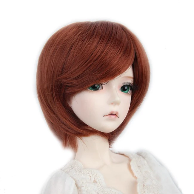 

[wamami] 97# Short Wig Brown Wig For 1/4 MSD 1/3 1/6 SD AOD DZ BJD Dollfie