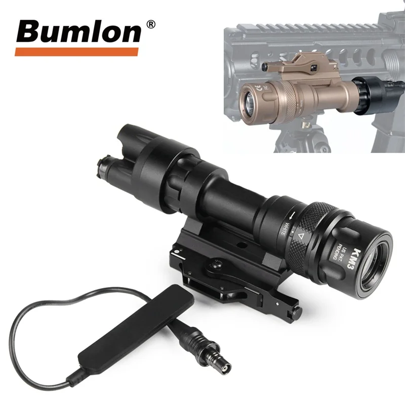 M600 Новый Стиль фонарик Улучшенный M952 12V LED свет 400 люмен с QD M93 креплением мышкой