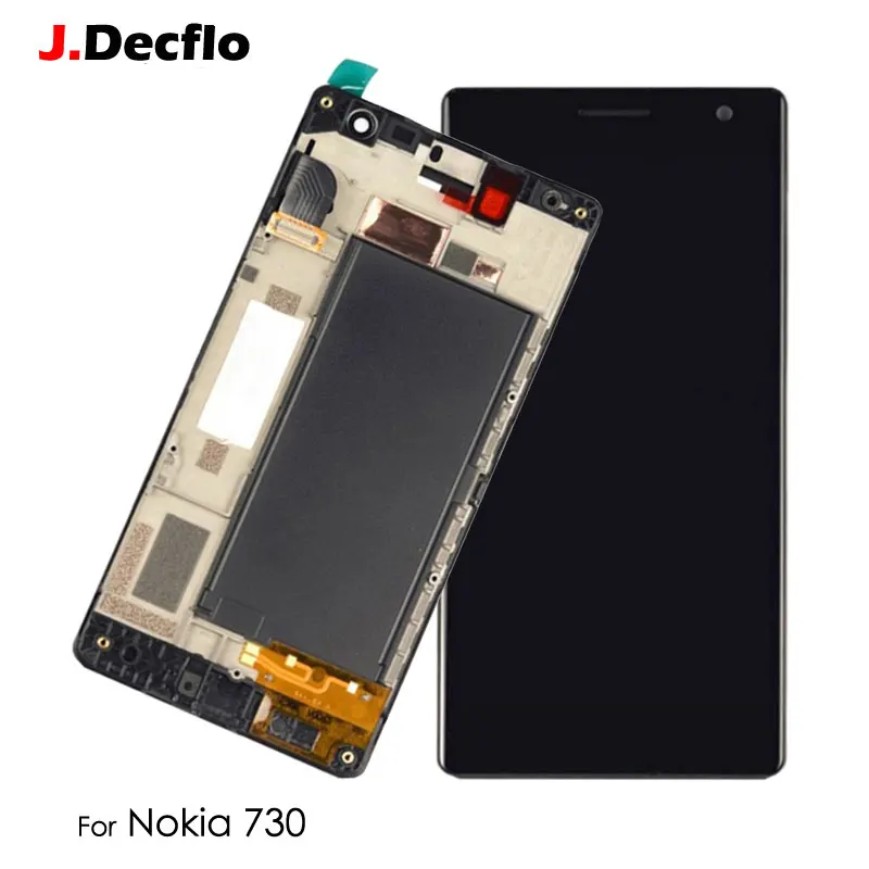 Замена чехол с подставкой и отделениями для карт Nokia Lumia 730 RM 1038 1039 1040 ЖК дисплей
