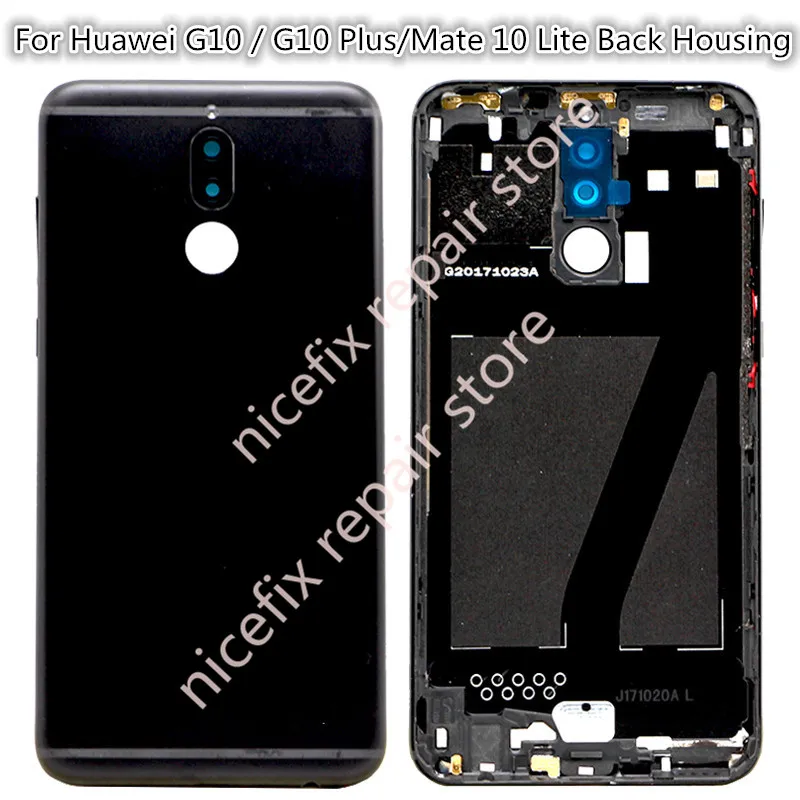 Задняя крышка корпуса для Huawei G10 RNE-AL00 / Plus Mate 10 Lite RNE-L0 задняя батарейного отсека
