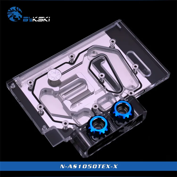Bykski N-AS1050TEX-X ASUS EX-GTX 1050Ti-4G full cover Graphics card water cooling block | Компьютеры и офис
