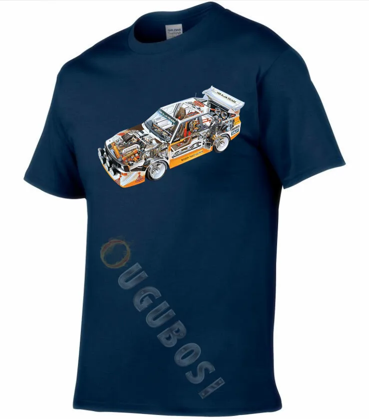HB S1 QUATTRO RALLY TEAM Walter Rohrl Fan футболка Xmas Geschenk|Мужские футболки| |