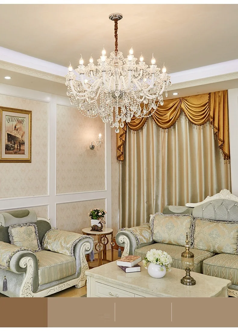 Современный светильник гостиная хрустальная лампа столовая спальня освещение