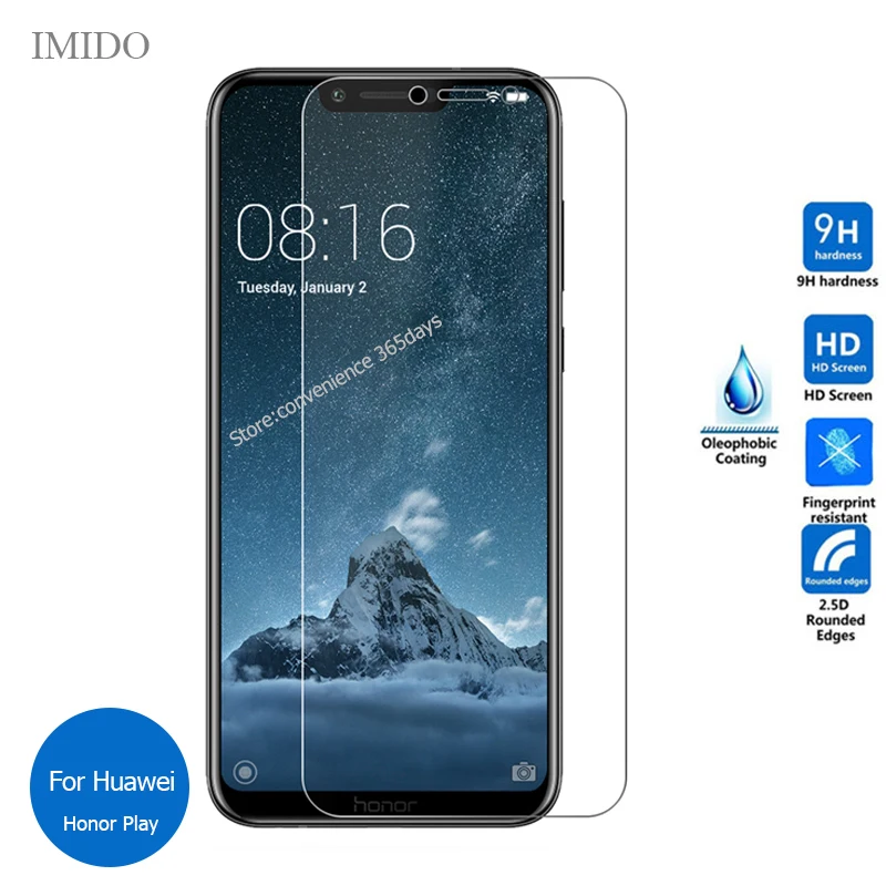 2 шт. для huawei Honor Play, закаленное стекло, защита экрана 9 h, Защитная пленка для HonorPlay COR-L29 COR L29