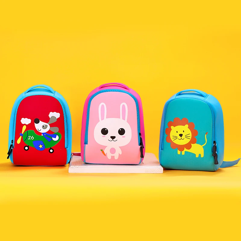 TOCHANG High Quality 3D Cartoon Animal Bag Cute Kid Toddler School Backpack Kindergarten Girls Boys Mochila Infant Bags |