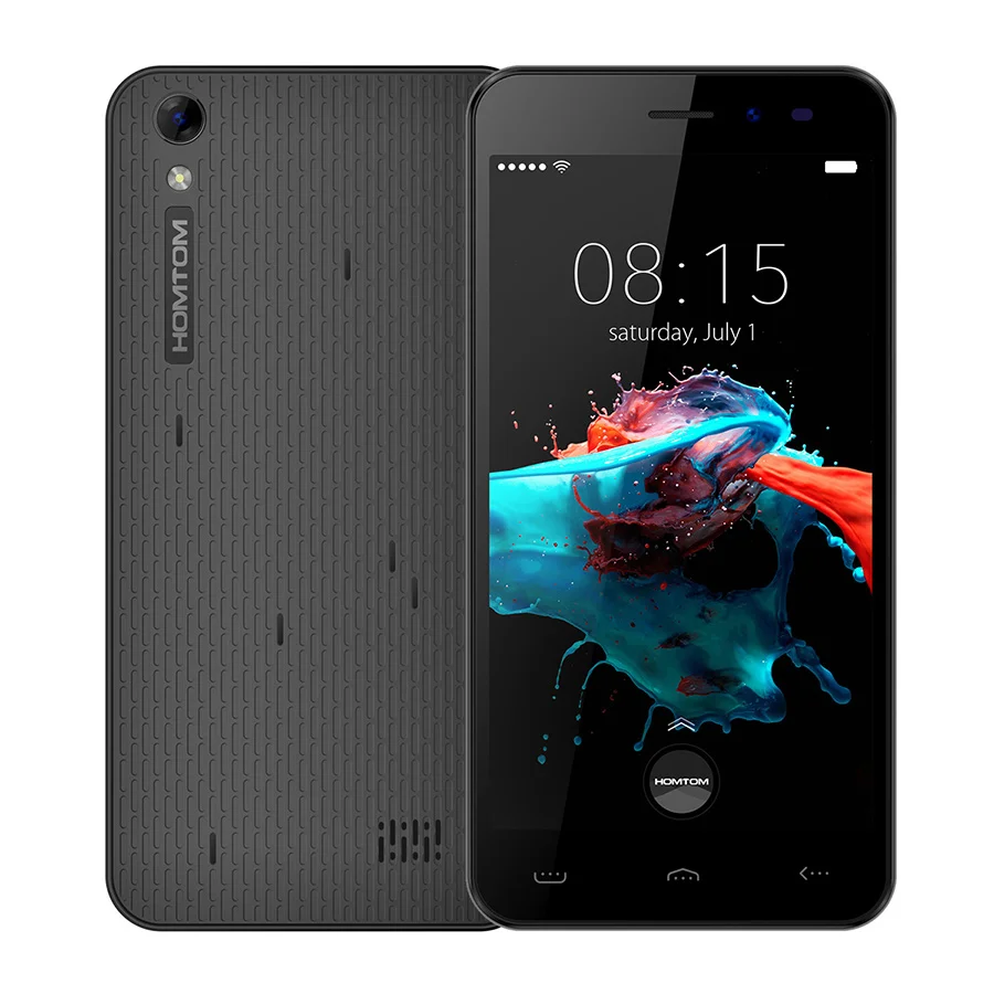 HOMTOM HT16 MTK6580 4 ядра Смартфон Android 6 0 5 дюймов HD Экран сотовый телефон 3000 мАч 1 ГБ