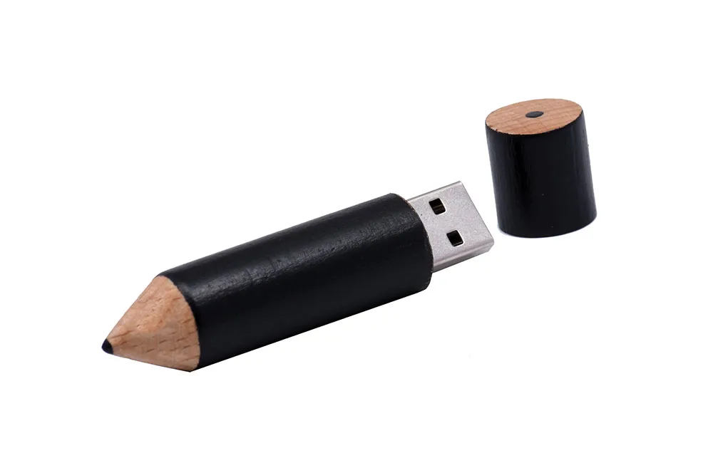 POWERONE деревянный карандаш USB флеш-накопитель 4 ГБ 8 ГБ 16 ГБ 32 ГБ посуда карта памяти фотография свадебный подарок USB 2,0
