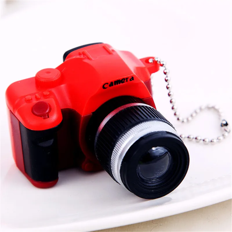 Digital SLR Camera Toy LED Luminous Sound Glowing Pendant Keychain Bag Accessories Plastic |