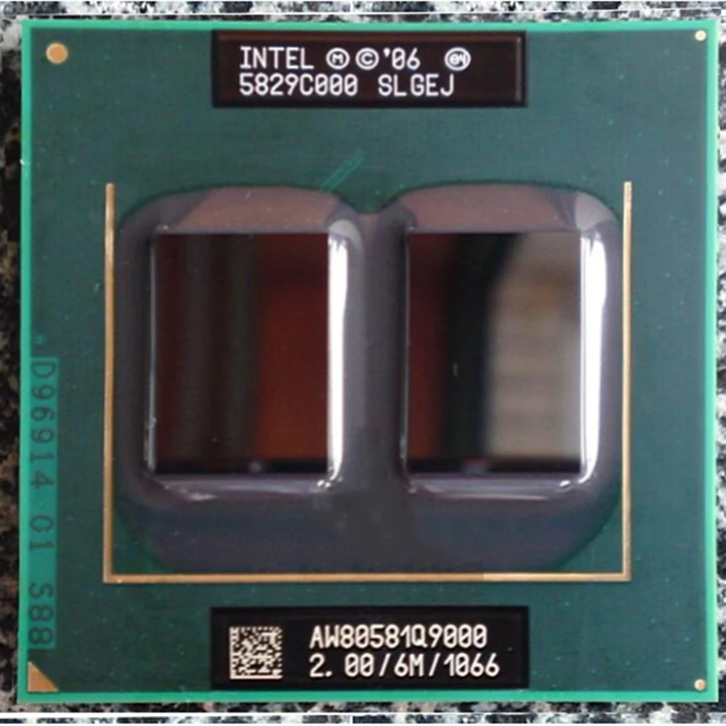 Оригинальный intel Q9000 2 0 ГГц/6 МБ/1066 МГц/четырехъядерный PGA478 скрепленные детали для
