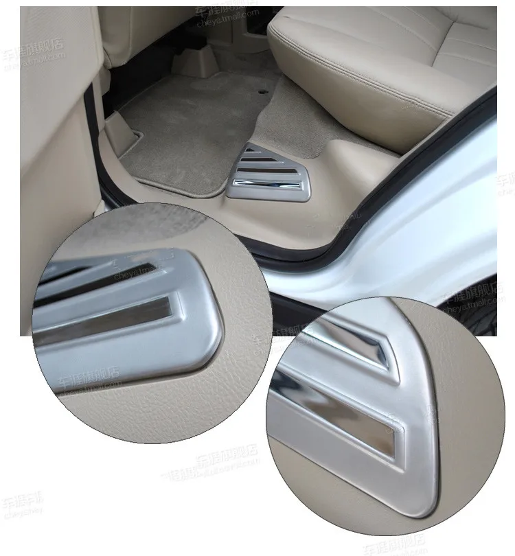 4pcs Inner Door Sill Scuff Threshold Protector Plate Cover For Land Rover Freelander 2 2009- Car Accessories