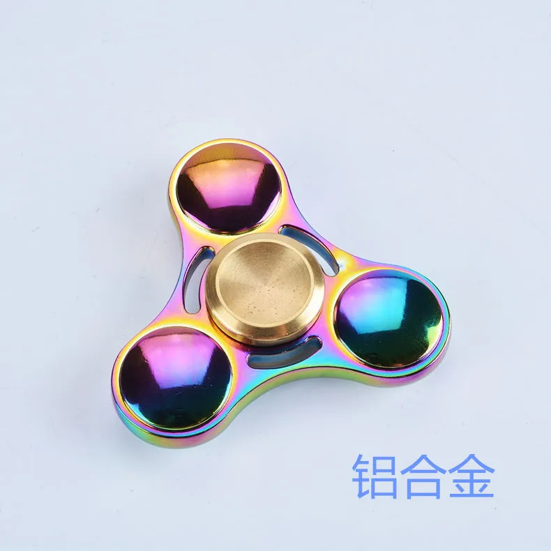 Круглый ручной Spinner Анти стресс для непосед игрушечные лошадки ручной, гироскопический, для релаксации Спиннеры Прохладный Подарки Быстрая - Цвет: Бургундия