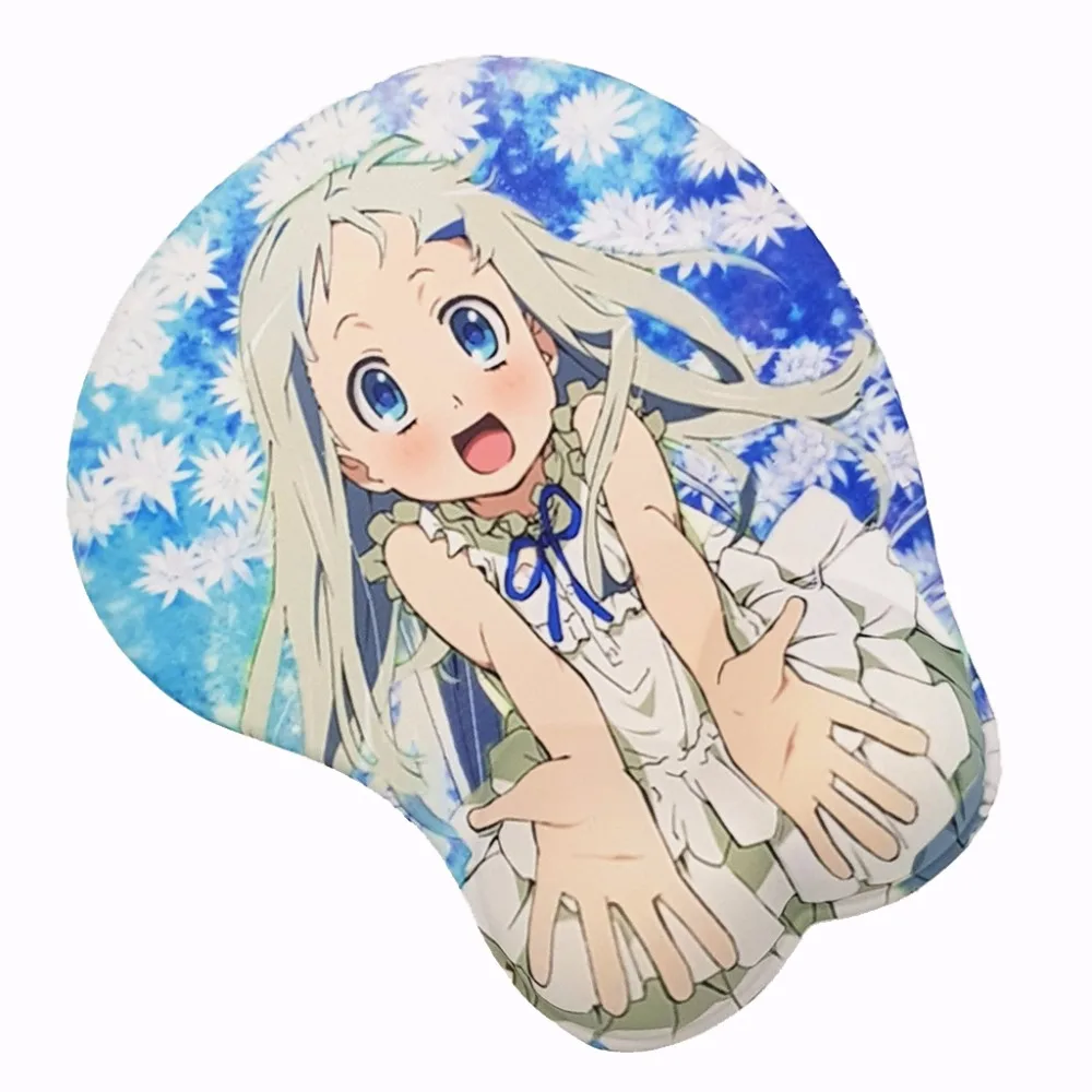 Honma Meiko аниме 3D игровой коврик для мыши упор запястья|wrist rest|mouse pad wrist restgaming mouse |