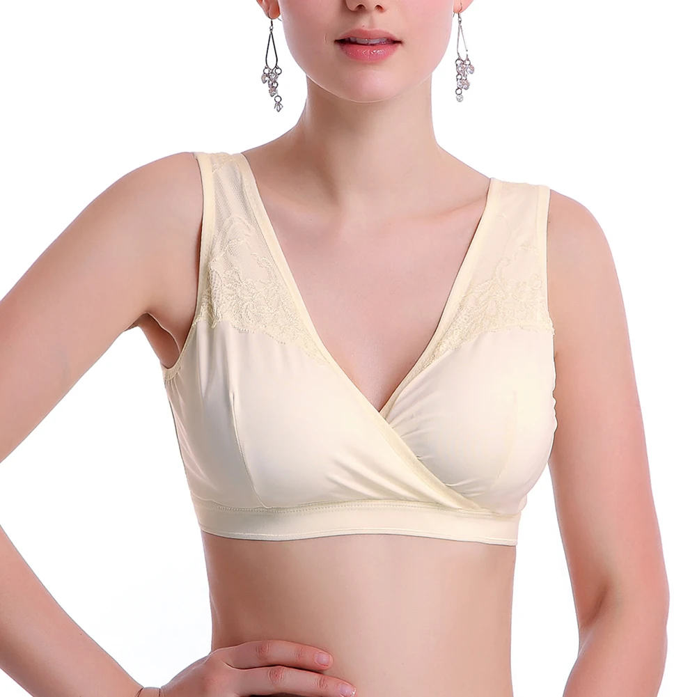 Новинка жилет для матерей бюстгальтер без косточек кормления хлопок сна