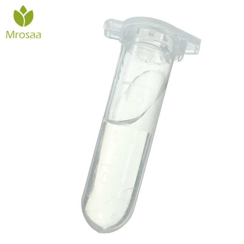 Новое поступление Mrosaa 500 шт. 2 мл прозрачная пластиковая центрифуга тестовая