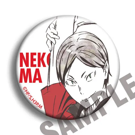 58 мм анимация Haikyu Nekoma средней школы волейбол Kozume Kenma Kiyoko Bage брошь - Окраска металла: see chart