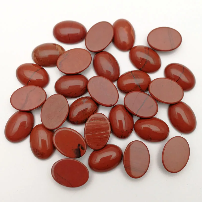 

Fashion 13x18mm natural red stone beads charms Oval CAB CABOCHON no hole 30pcs /lot for Jewelry&Clothes wholesale free shipping