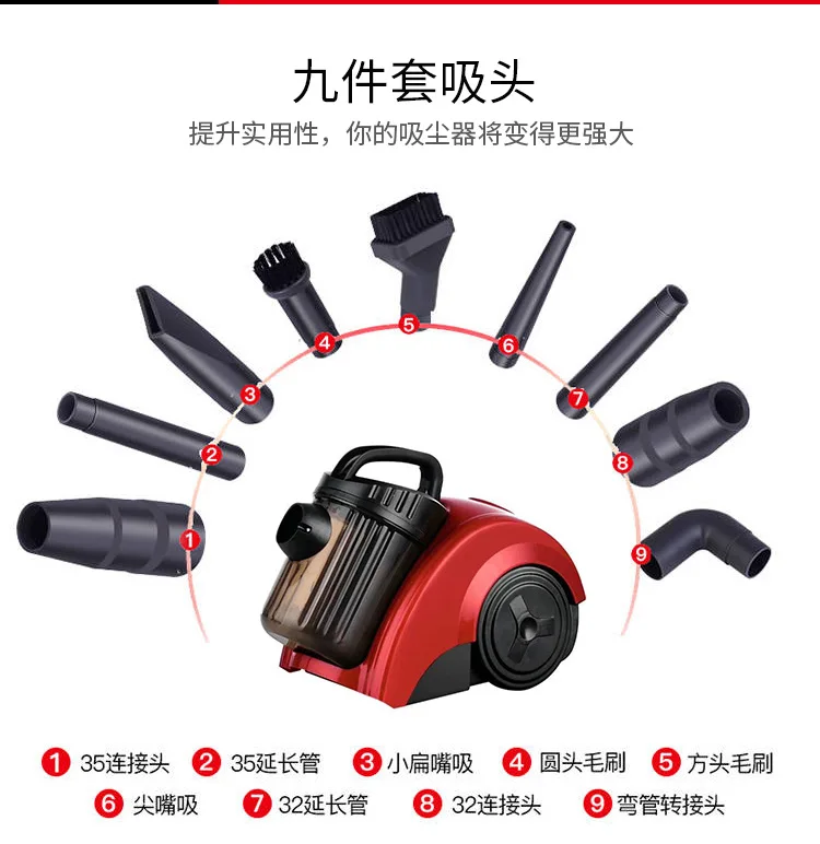Портативный пылесос влажный сухой ручной сильный всасывающий ковер Acarid Killing Dust Cleaner угловой пылесос для уборки дома