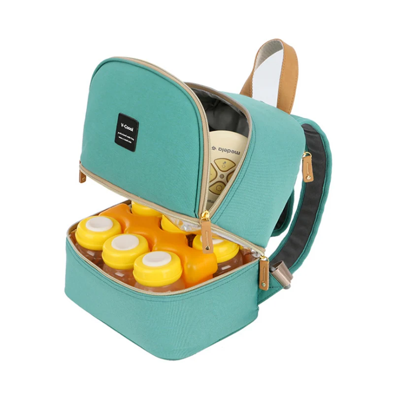 Baby Bags For Mom Bottle Cooling Backpack Maternity Mummy Nursing Care Bag Wateroproof Kid Breast Milk Cooler | Мать и ребенок