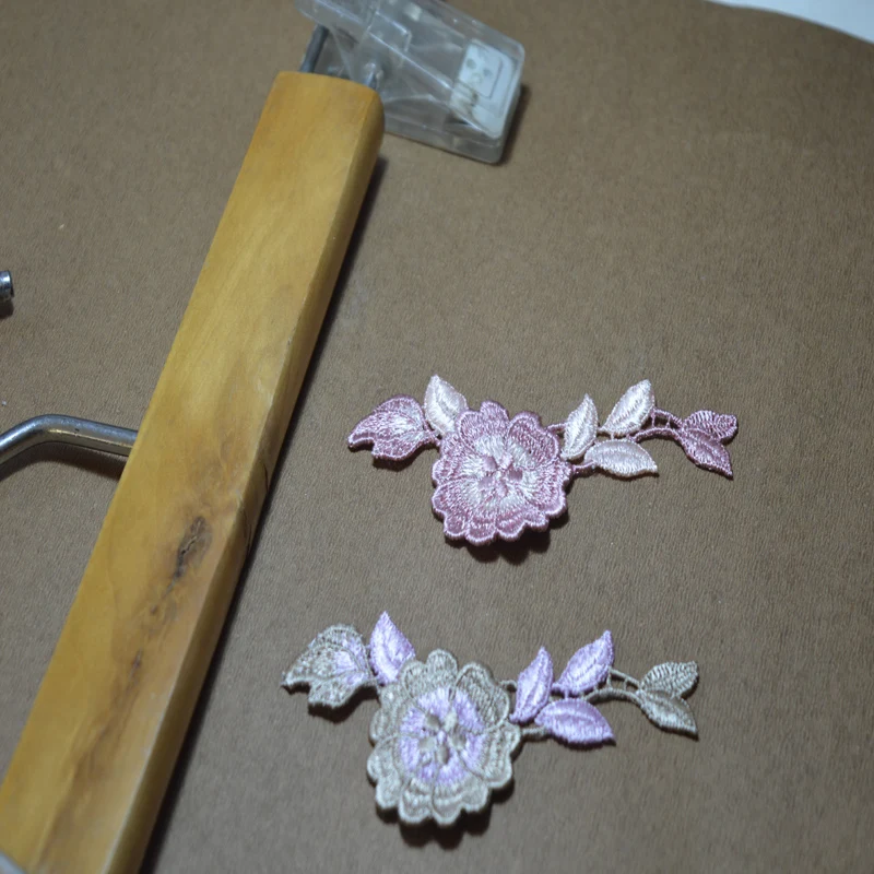 (3pcs/lot)New arrival color floral Sewing Motif Venise Lace Applique for Garment Embroidery patches17112616 | Дом и сад