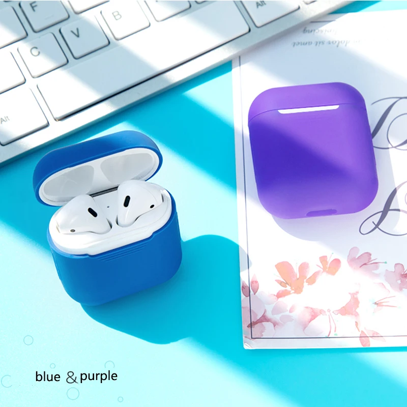 Мягкий силиконовый чехол для Airpods ударопрочный наушник защитный AirPods ультра