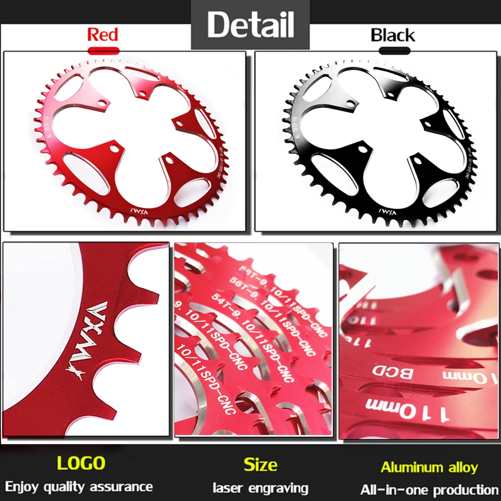 VXM шоссейный велосипед 110BCD коленчатая звезда сверхлегкая звездообразная