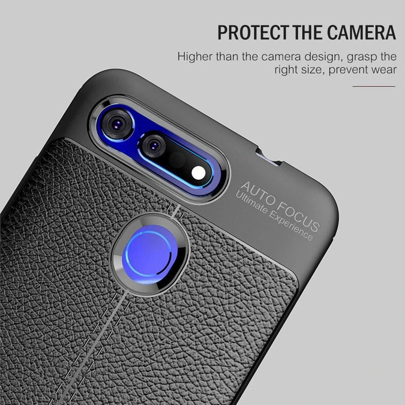 Soft Silicone Case for Huawei Honor 10 9 Lite 8X Lichi Pattern Phone Y9 2019 Play 8C Magic 2 V20 V10 Cover |