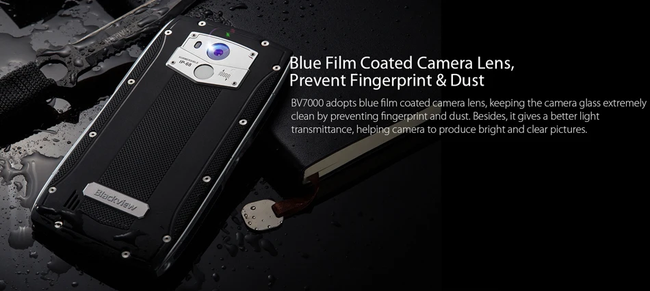 Blackview BV7000 мобильный телефон MT6737T четырехъядерный 5," FHD 2 Гб 16 Гб IP68 Водонепроницаемый ГЛОНАСС NFC 4G отпечаток пальца смартфон