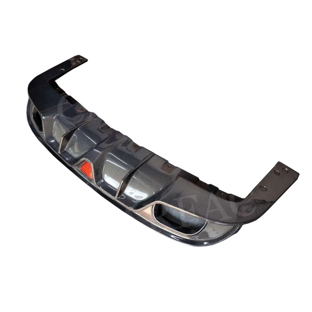 Задний спойлер диффузора губ из углеродного волокна для Alfa Romeo Giulia Sedan 4 Door 2016 2017 с