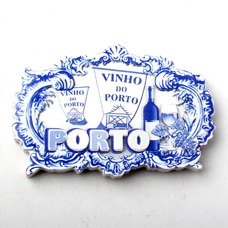 1 шт. хит продаж новейшая магнитная наклейка на холодильник Vinho Do Douro Порто 3D Смола