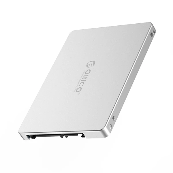 Чехол ORICO 2,5 дюйма M.2 NGFF в SATA 3,0 SSD адаптер конвертер для samsung Seagate SSD 2 ТБ коробка для жесткого диска 6 Гбит/с супер скорость - Цвет: Silver