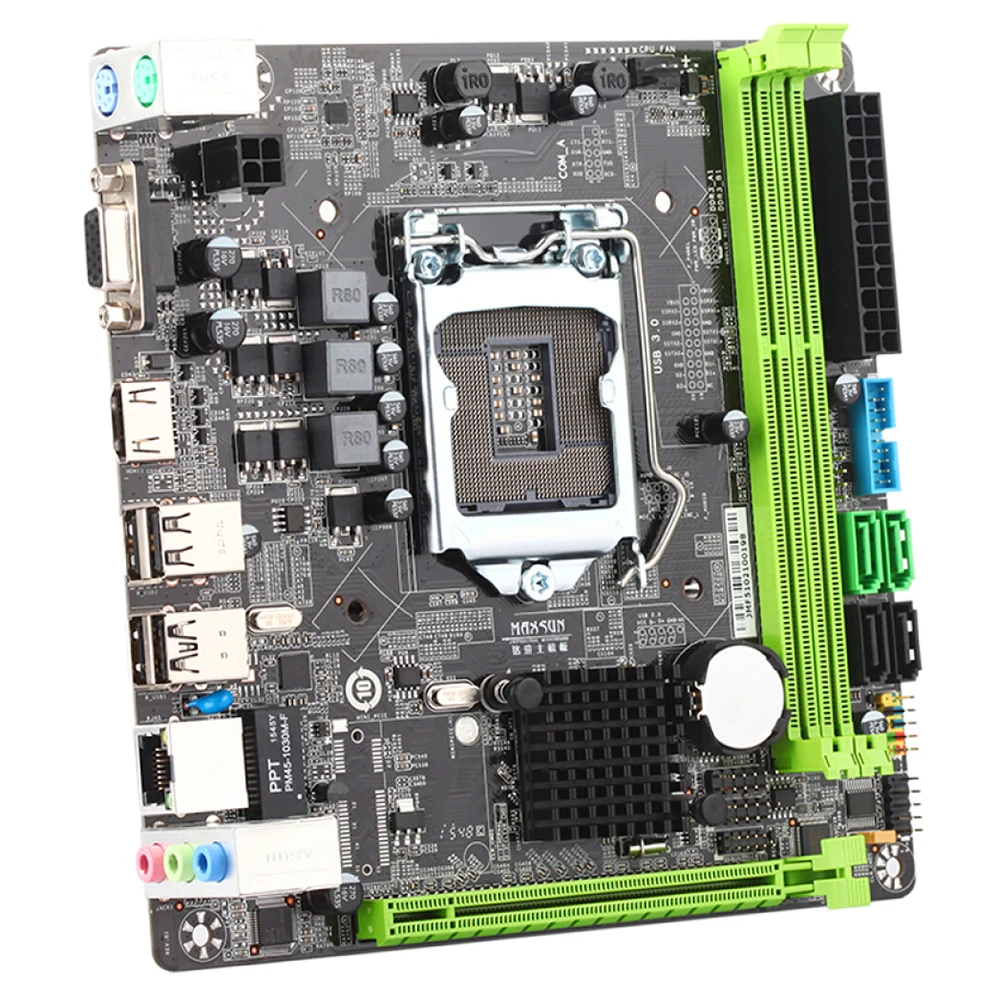 Материнская плата MAXSUN H81IL Industry Edition Intel H81 Chipest cpu LGA 1150 ddr3 rams memory SSD SATA III vga HDMI ITX материнская плата|Материнские