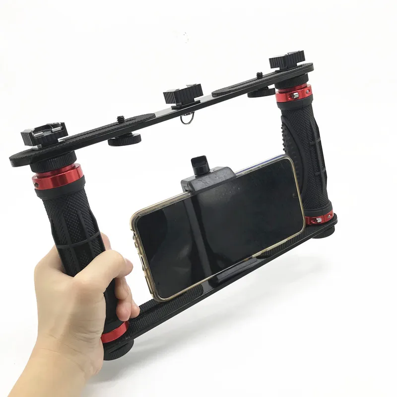 Портативная видеокамера для DSLR камеры телефон Gopro Вертикальная съемка Установка