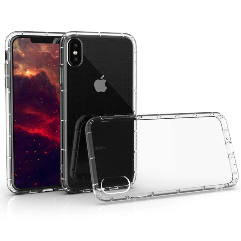 50 шт./лот для iPhone 8 Plus 7 6 S воздушной подушке мягкий чехол Прозрачный ударопрочный
