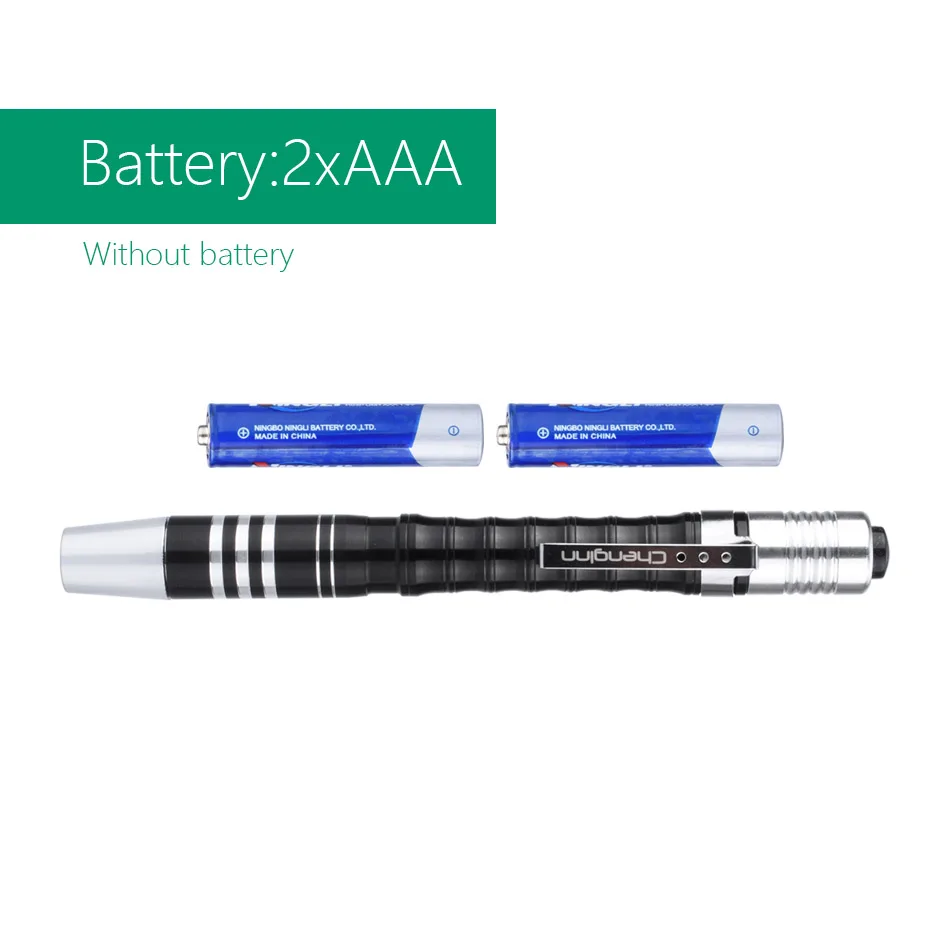 Мини Водонепроницаемый Портативный светодиодный фонарик карман руку Pen Torch Light