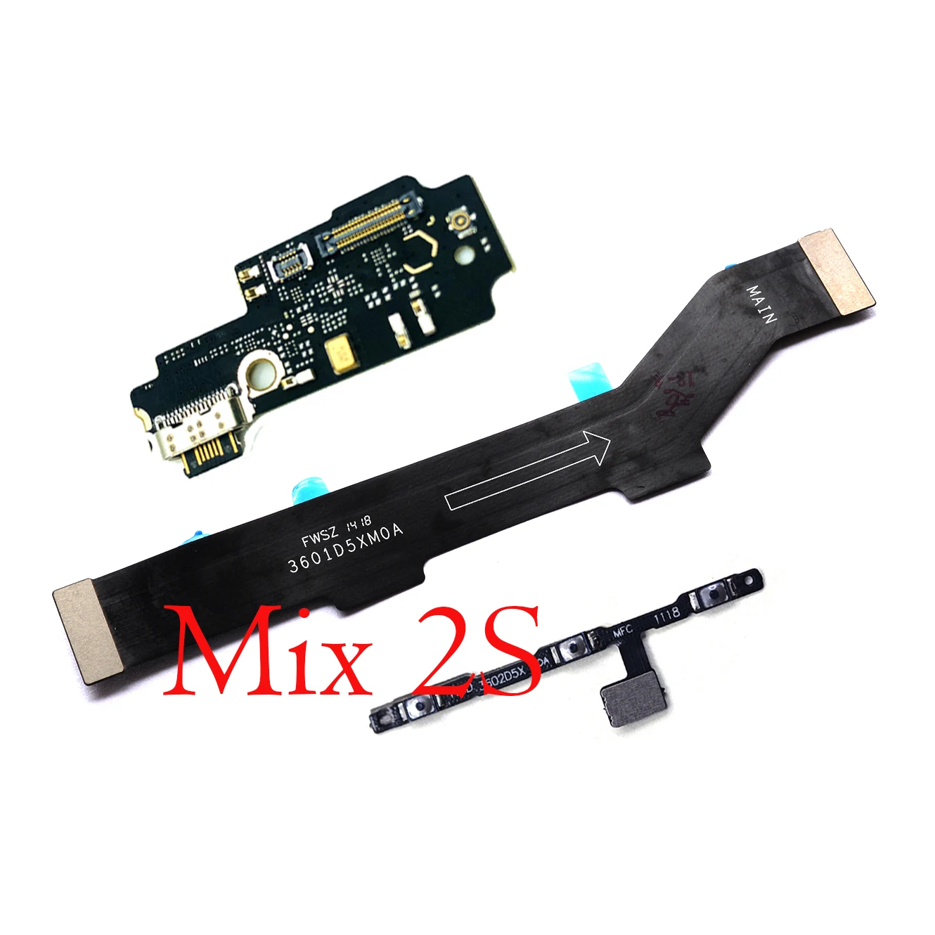 Лента питания с USB-портом для зарядки Xiaomi Mi Mix 2S Mix2S | Мобильные телефоны и