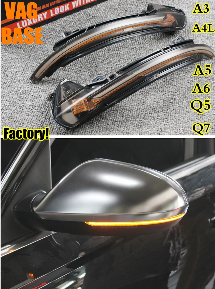 Указатель поворота светильник светодиодный течет вид сзади динамических