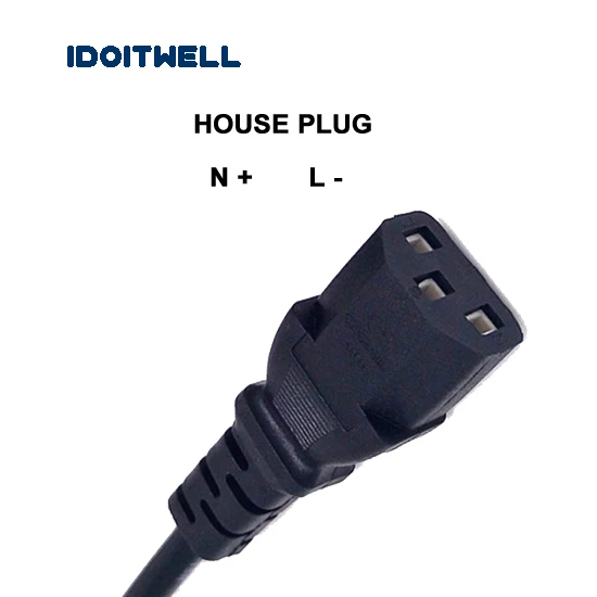 Подгонянная серия 2500W 24V 75A 36V 50A 48V 40A 60V 30A 72V 25A зарядное устройство для свинцово-кислотных или литий-ионных батарей LifePO4 - Цвет: House plug