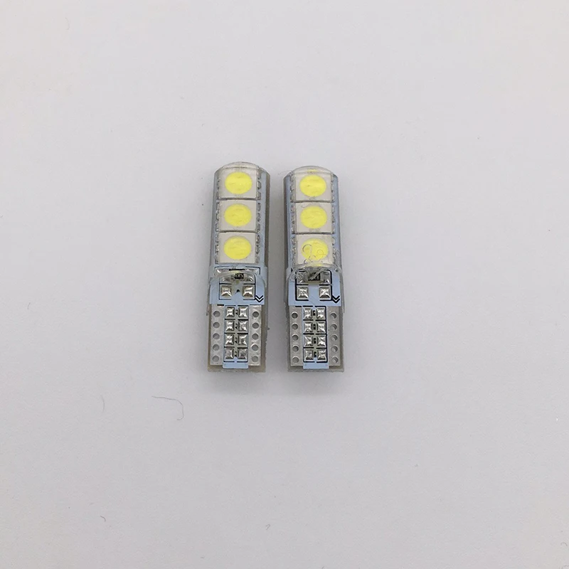 2 шт. силиконовые лампы 5050 6SMD T10 W5W/194 | Автомобили и мотоциклы