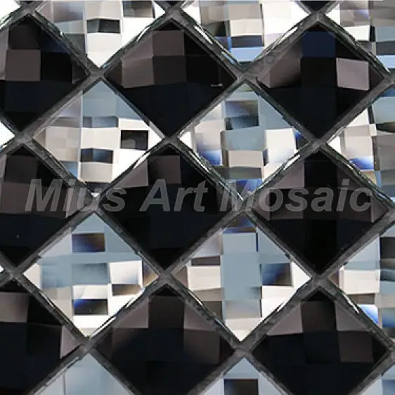 

Черная кухонная плитка backsplash, зеркальная мозаичная плитка A42012