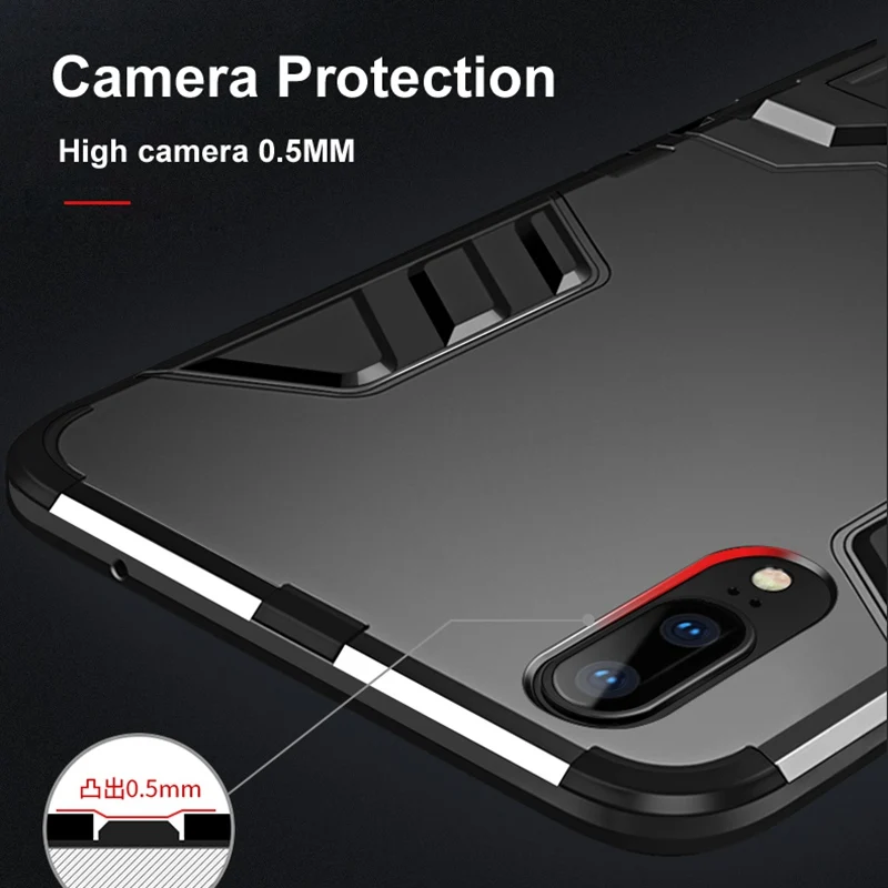 Luruxy для Huawei P20 Pro Чехол Броня Жесткий пластиковый P10 Lite P9 Plus P8 2017 Silm двойная защита |