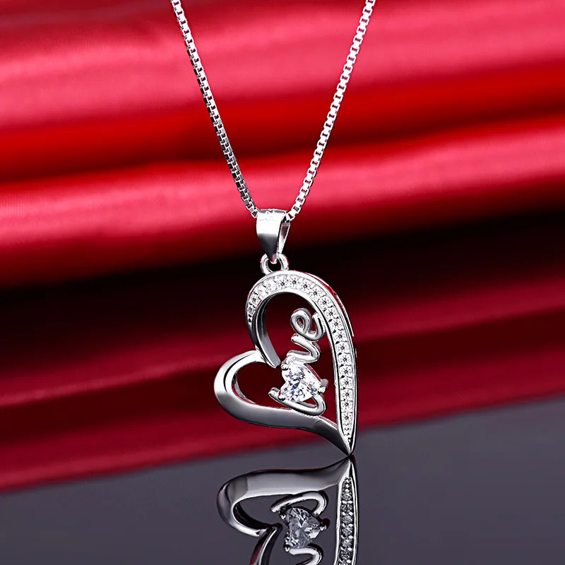 

2018 New Pure Silver pendant exquisite simple atmosphere sterling silver Lady Necklace Pendant