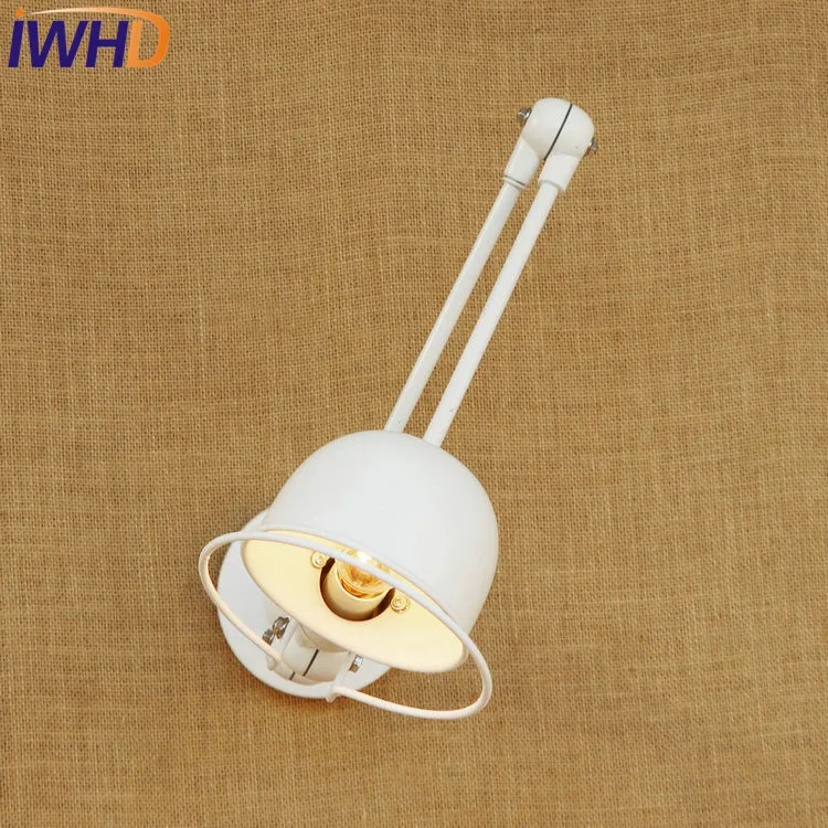 Светодиодный настенный светильник IWHD в стиле лофт двойная Подвесная лампа ретро