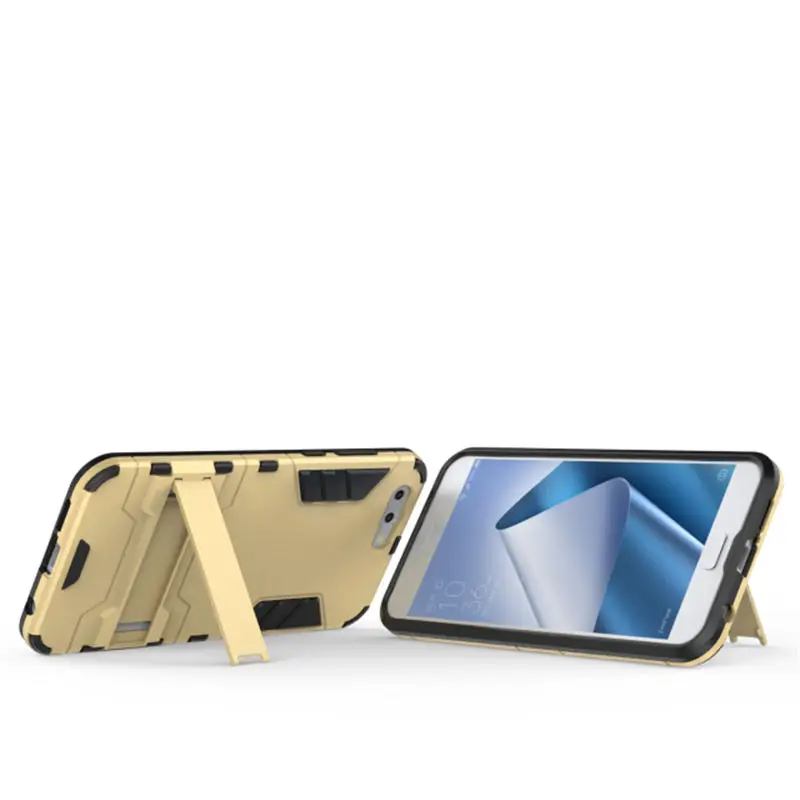 Чехол для Asus Zenfone 4 ZE554KL роскошный армированный Гибридный Силиконовый + жесткий