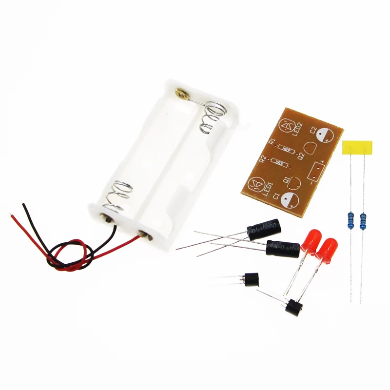 DIY Kit Flash Circuit Multivibrator Suite Electronic Teaching Parts | Электроника