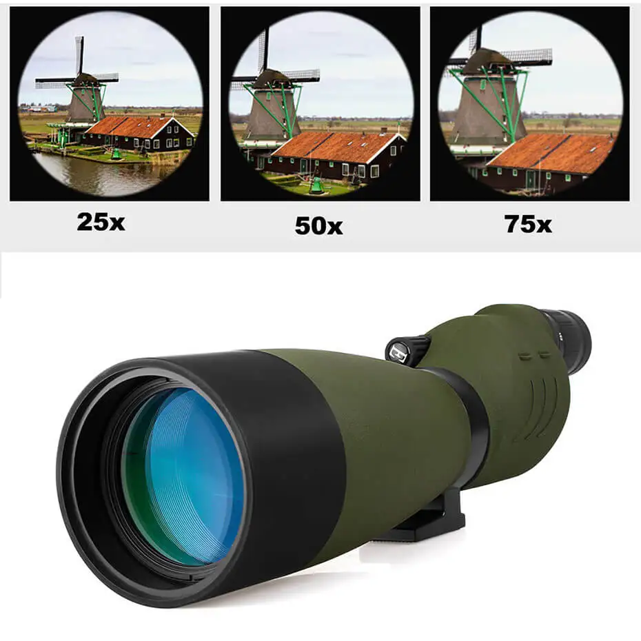 SVBONY SV17 Зрительная труба 25-75x70mm зум водонепроницаемый 180 De для охоты стрельба из лука телескоп оптика с 54 ''высокий штатив F9326G