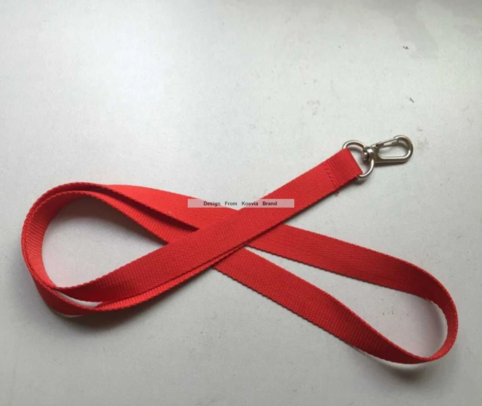 5 шт./лот полиэстер ошейник из нейлона Красный Ремешок ID карты мобильного ремень