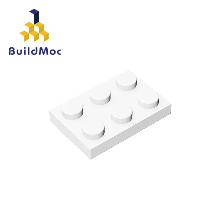 BuildMOC совместимые сборные частицы 3021 2x3 для строительных блоков части DIY История