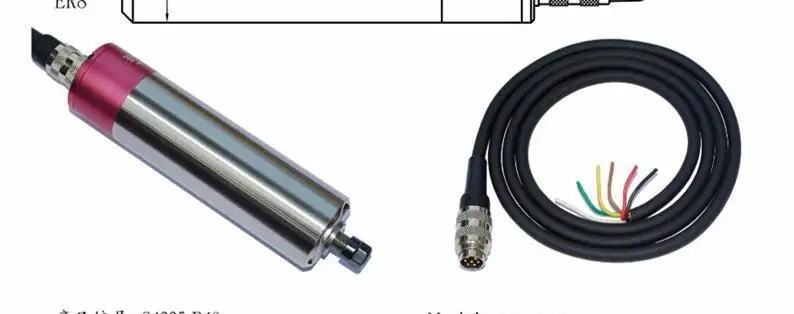 250 w 40000 об/мин ER8 бесщеточный электродвигатель вращения шпинделя отправлены